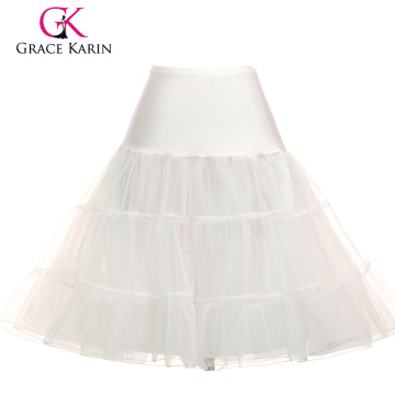 Grace Karin Elfenbein Tutu Petticoat Underskirt Crinoline Rock für Hochzeit Vintage Kleid CL008922-9